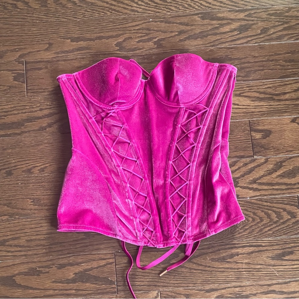 Savage x Fenty Lace Up Corset Top